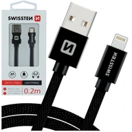 SWISSTEN Lightning 3A USB nabíjací kábel 20cm SWISSTEN Lightning 3A USB nabíjací kábel 20cm