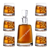 DEKANER S GRAVÍM 6 POHÁR S GRAVÍM NA WHISKY DEKANER S GRAVÍM 6 POHÁR S GRAVÍM NA WHISKY