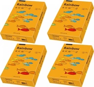Rainbow A4 kopírovací papier 80g 500 listov oranžový x4 Rainbow A4 kopírovací papier 80g 500 listov oranžový x4