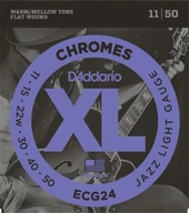 Struny pre elektrickú gitaru D'Addario ECG24 Flat 11-50 Struny pre elektrickú gitaru D'Addario ECG24 Flat 11-50