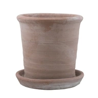 TERACOTT FLOWER, pálená hlina, štýl loft, priem 16 cm TERACOTT FLOWER, pálená hlina, štýl loft, priem 16 cm