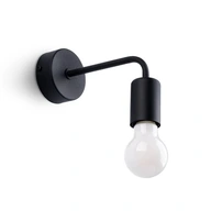 NORAH čierne moderné nástenné svietidlo do jedálne a kuchyne Sollux LED