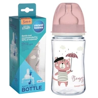 CANPOL ANTIKOLICKÁ FĽAŠA ŠIROKÁ 240 ML 3m+ CANPOL ANTIKOLICKÁ FĽAŠA ŠIROKÁ 240 ML 3m+