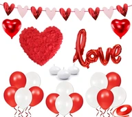 Sada balónikov na valentínske sviečky LOVE HEART Sada balónikov na valentínske sviečky LOVE HEART