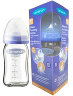 Lansinoh sklenená fľaša 160 ml bez cumlíka Lansinoh sklenená fľaša 160 ml bez cumlíka