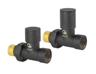 Priame radiátorové ventily 1/2''x1/2'' ANTRACIT Priame radiátorové ventily 1/2''x1/2'' ANTRACIT