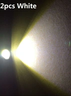 2x biele LED blikacie svetlo na motocykel 2x biele LED blikacie svetlo na motocykel