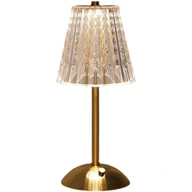 STOLNÁ LAMPA LED STOLNÁ LAMPA NOČNÁ USB RETRO klasická kovová zlatá STOLNÁ LAMPA LED STOLNÁ LAMPA NOČNÁ USB RETRO klasická kovová zlatá