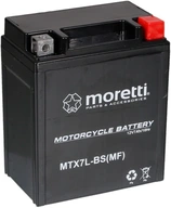 MORETTI GELOVÁ BATÉRIA 12V YTX7L-BS/MTX7L-BS MORETTI GELOVÁ BATÉRIA 12V YTX7L-BS/MTX7L-BS