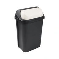 odpadkový kôš s otočným vekom, grafit, 25L odpadkový kôš s otočným vekom, grafit, 25L