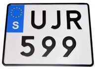 Švédske poznávacie značky motocyklov Švédske poznávacie značky motocyklov