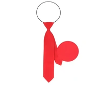 Červená detská kravata pre chlapcov 5-10 rokov