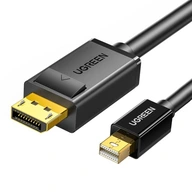 Kábel Mini DisplayPort - DisplayPort 2K 4K 1,5 m čierny