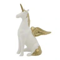 POSTAVKA JEDNOROŽCA PEGASUS 14CM BIELE ZLATÁ POSTAVKA JEDNOROŽCA PEGASUS 14CM BIELE ZLATÁ