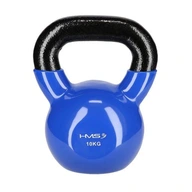 Liatinový kettlebell s pogumovaním 10kg MODRÝ