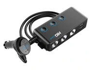 Rozbočovač zásuviek MBG LINE 12-24V 4XUSB QC PD Rozbočovač zásuviek MBG LINE 12-24V 4XUSB QC PD