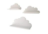 Regál Cloud, sada 3 kusov, nástenné doplnky Oregon do detskej izby