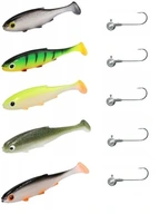 Mikádo set 5x Pravá ryba 10cm 5x Zubáč hlava Mikádo set 5x Pravá ryba 10cm 5x Zubáč hlava