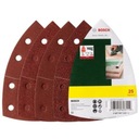 Bosch Sada brúsnych papierov 102x62mmP40,80,120,280 25ks.2607017112