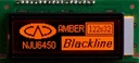 ART Nový grafický LCD 122x32 =2x16 A/KK Blackline
