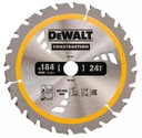 DeWALT pílový kotúč na drevo 184mm 20mm 24z DT1951