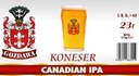 GOZDAWA KONESER CANADIAN IPA 23L 3,4kg pivo KVALITNE
