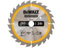 DeWALT pílový kotúč na drevo 165mm 20mm 24z DT1949