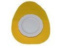 Žltý obrúsok veľkonočné vajíčko