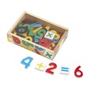 Detské hračky Magnetické drevené čísla
