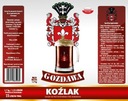 Pivo GOZDAWA KOŹLAK BOCK 23L, tmavé, lahodné