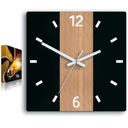 Drevené Silent nástenné hodiny PRIMO Satin 3D