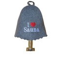 CZ SAUNA FILT SAUNOVÝ KLOBÚK, SIVÁ A LÁSKA SAUNA