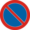 Dopravná značka B35 600 mm zákaz parkovania