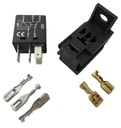 Univerzálne mikrorelé 12V 15/25A + zásuvka + kolíky