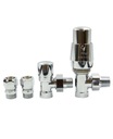 Rohové ventily, termostat. ROYAL chróm alu-pex 16 mm