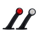 LED SVETLOSVETLO 2 FARBY LED PRE PRÍVESY DLHÉ TRAKTY PRE NÁKLADNÉ AUTOMOBILY 12-24V