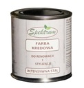 Kriedová farba - intenzívna oceľ - 250 ml