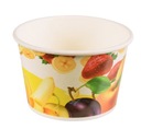 Papierové misky, poháre na ZMRZLINOVÉ OVOCIE, 250ml, 50 kusov