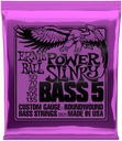 Basgitarové struny Ernie Ball Power Slinky Bass 2821
