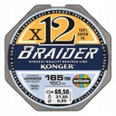 KONGER Pletená šnúra Braider X12 MC 0,14 / 150;