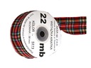 Stuha Ribbon Scottish Grille 38 mm Rôzne vzory