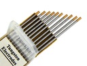 10x ZLATÁ TIG ELEKTRODA WL-15 UNIVERSAL fi 1,0 mm