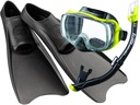 TUSA SET IMPREX 3D maska ​​šnorchel FINS UF1202 FY