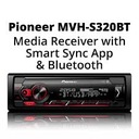 PIONEER MVH-S320BT USB BLUETOOTH RÁDIO Spotify MP3