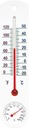 Izbový teplomer 25cm vlhkomer -20°C až +50°C