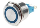 TLAČIDLO PROTI VANDALU 22mm MONOSTABILNÉ 3A/250N