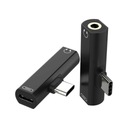 Adaptér USB-C na Mini Jack 3,5 mm + napájanie USB-C