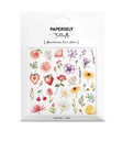Paperself Temporary Water Tattoo Flowers and Fruits