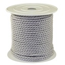 Reťazec zabaleného reťazca 3,2 mm strieborný 25 MB valček
