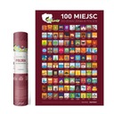 PLAGÁT SKRATOVACÍ MAPA VEDROVÝ LIST 100 MIEST POĽSKO DARČEK K NARODENINÁM